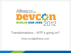 DevCon 2012_TransformationsWTF