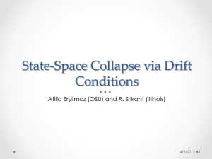 State-Space Collapse via Drift Conditions