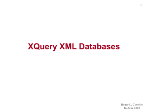 Querying XML Databases