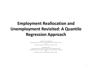 Employment Reallocation and Unemployment Revisited: A Quantile