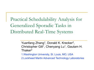 Practical Schedulability Analysis for Generalized Sporadic Tasks in