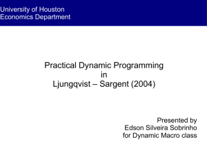 Practical Dynamic Programing