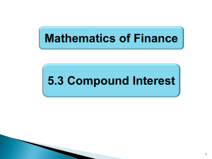 5.3: Compound Interest