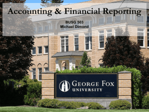 Reporting & Analyzing Nonowner Financing