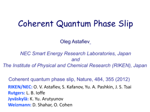 Coherent quantum phase-slip in superconducting nano