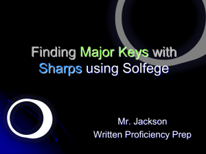 Finding Major Keys with Flats