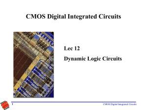 Dynamic Logic Circuits  - VLSI