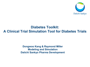 Diabetes Toolkit: A Clinical Trial Simulation Tool for