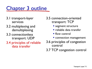 Chapter 3. Transport Layer