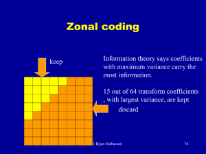 Zonal coding