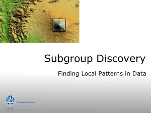 Subgroup - LIACS Data Mining Group
