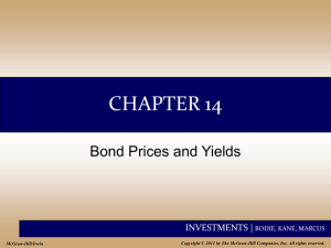 Bond Prices and Yields
