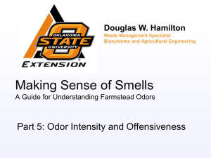 Part 5 Odor Intensity and Offensiveness by Olfactometry