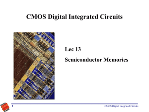Semiconductor Memories  - VLSI
