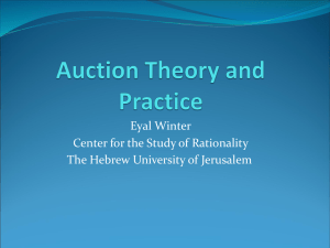 Auction Theory and Practice