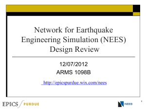 NEES Network for Earthquake Engineering Simulation