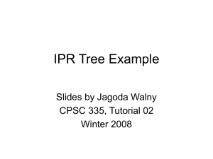 AVL Tree Example (from tutorial)
