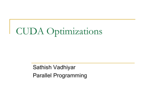 Cuda-Optimizations