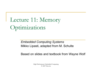 PPT - ECE 751 Embedded Computing Systems