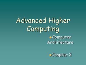 Higher Computing - Shawlands Academy