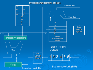 Internal Architecture of 8086