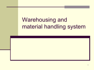 1. Warehousing and M..
