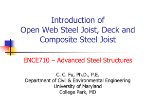 SteelJoist - Department of Civil & Environmental Engineering
