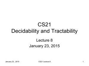 CS21 Lecture 1