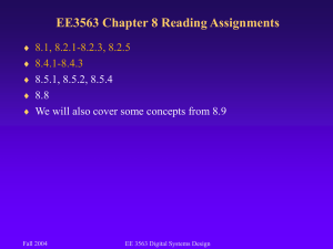 EE3563 Counters