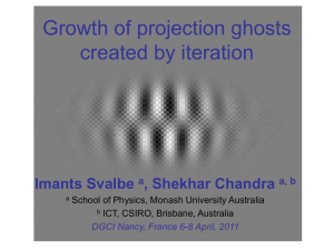 Growth of ghosts