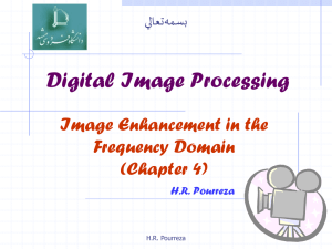 Image Enhancement in the Frequency Domain