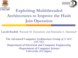 Exploiting Multithreaded Architectures to Improve the
