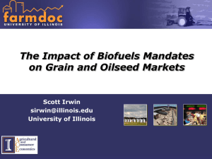 Scott Irwin – The Impact of Biofuels Mandates on Grain and Oilseed