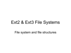 4.2.Ext2 & Ext3 File Systems