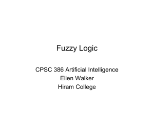 Fuzzy Logic - Hiram College