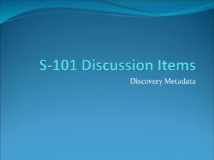 S-101 Discussion Items