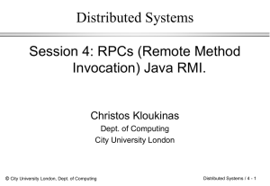 Distributed Systems - staff.city.ac.uk
