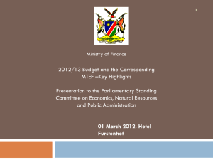 Budget 2012 – key highlights