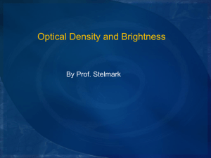 Optical density