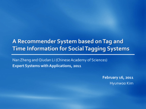A Recommender System based on Tag and Time Information for