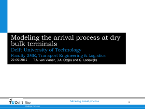 Modeling arrival process at dry bulk terminals