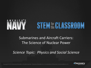 Nuclear power is… - Navy STEM for the Classroom