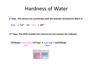 Hardness of Water Presentation