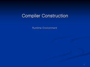 ITS 015: Compiler Construction