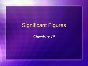 Sig Fig Powerpoint