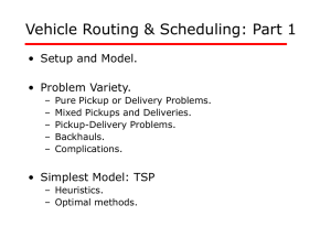 Vehicle Routing ppt