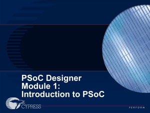 PSoC An Introduction