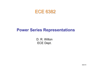 Lect6PowerSeries