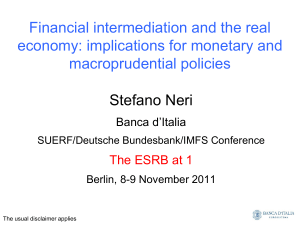Financial intermediation and the real economy