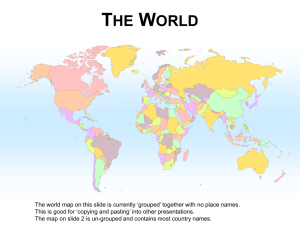 World Map (Editable)